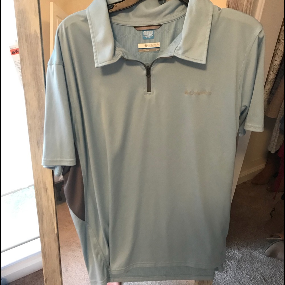 Men’s Columbia dry fit polo
